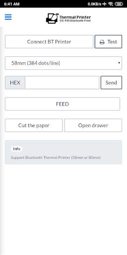 Thermal Printer - Free ESC POS Bluetooth Print скриншот 5