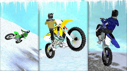 Motocross Racing: stunt winter screenshot 5
