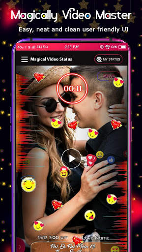 Magical: Particle.ly Video Status Maker screenshot 5