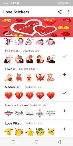 Love Stickers for Whatsapp : W screenshot 3