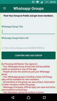 Groups Finder for Whatsapp screenshot 1