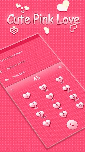 Cute Pink Emoji Keyboard Theme screenshot 7