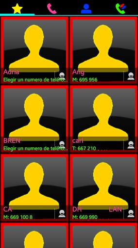 THEME SWIPE DIALER BIG BLACK COLORS screenshot 3