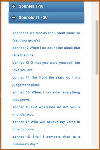Shakespeare's Sonnets & Analysis 2 تصوير الشاشة