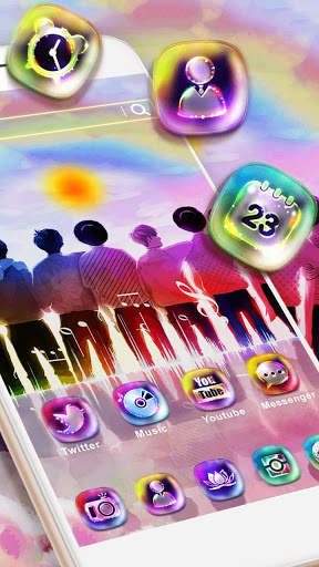 Music Boys Band Themes Live Wallpapers screenshot 1