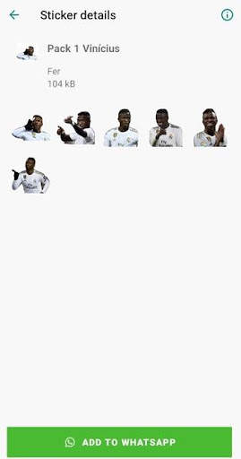 Stickers de Vinícius para Whatsapp - WAStickerApps screenshot 2