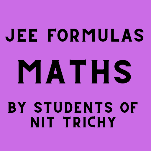 JEE Maths Formulas - By Students of NIT Trichy أيقونة