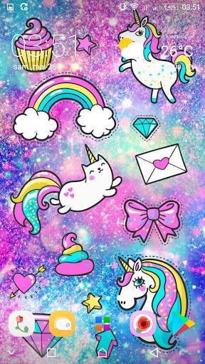 Girly Galaxy wallpapers Cute & Kawaii backgrounds 4 تصوير الشاشة
