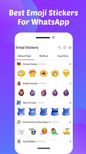 Emoji Stickers for WhatsApp - WAStickerApps screenshot 2