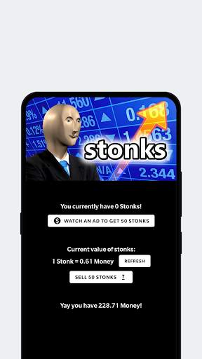 Stonks - Earn Stonks Money! स्क्रीनशॉट 2
