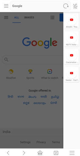 Skyper Browser : fast & secure with VR player. screenshot 5