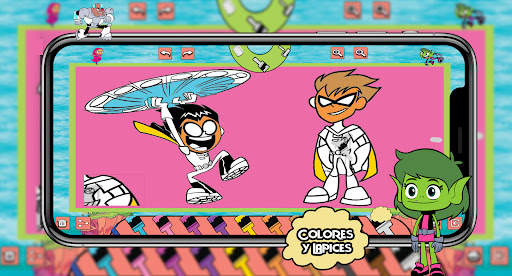 Teen Titans Coloring screenshot 8