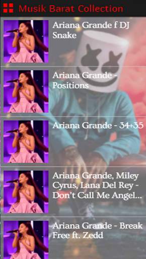 Musik Barat Collection screenshot 2