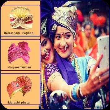 2018 Marathi Pheta Rajasthani Turban imag Editor 1 تصوير الشاشة