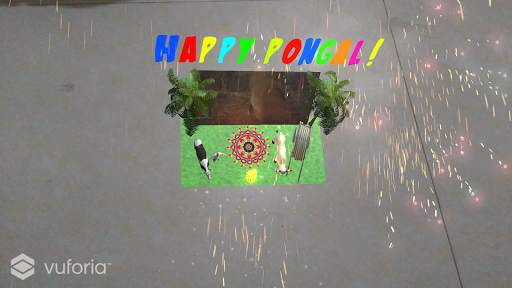 Augmented Reality Pongal Greetings screenshot 7