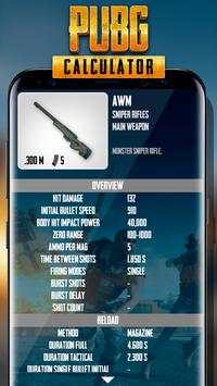 PUBG Calculator स्क्रीनशॉट 1
