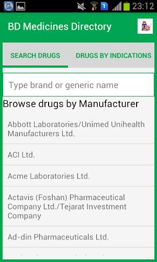 BD Medicines Directory screenshot 2