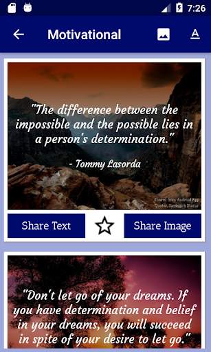 Motivational Quotes Sayings WhatsApp Status Images screenshot 4