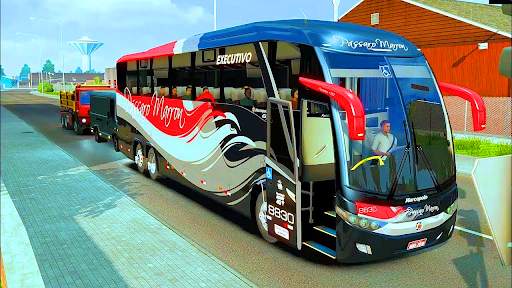 Passenger 3D Bus Drive Sim screenshot 1