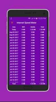 Internet speed meter lite screenshot 1