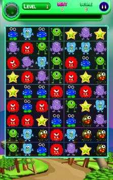 Funny Monster Match 3 Puzzle screenshot 1