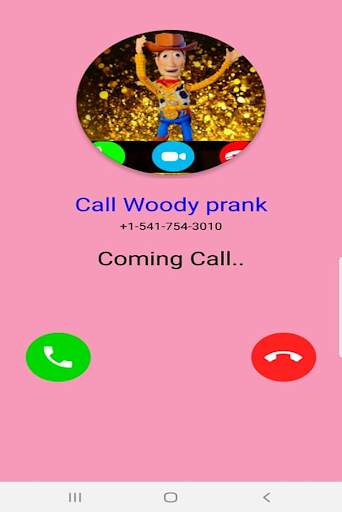 contact chat call :woondy video call prank screenshot 2