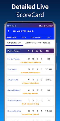 CricMate : Cricket Live Line screenshot 3