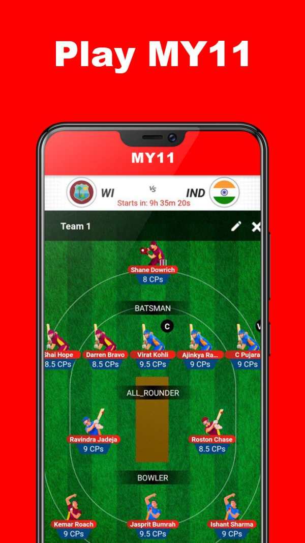 MY11 Fantasy - My11Circle Teams Prediction screenshot 2