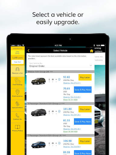 Hertz Car Rentals screenshot 9