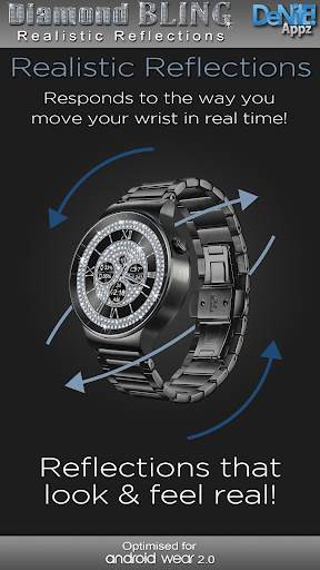 Diamond Bling HD WatchFace Widget & Live Wallpaper screenshot 2