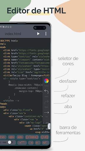 TrebEdit - Editor de HTML screenshot 1