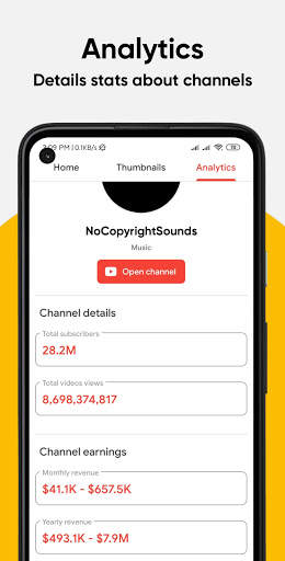 Thumbnail Downloader & Channels Analytics screenshot 4