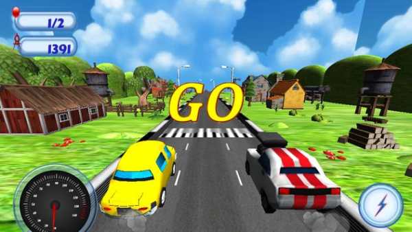 Toon Car Racing-3D screenshot 4
