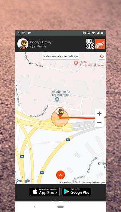 BikerSOS - Motorcycle Trip GPS Tracker & SOS screenshot 6