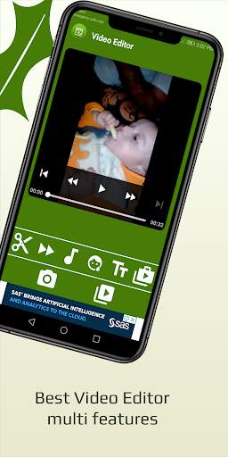 Video Editor Trim and edit video Add text in video screenshot 1