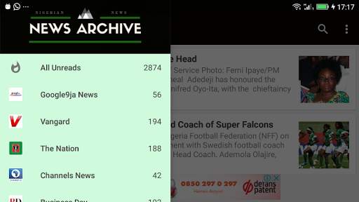 Nigeria News Archive 7 تصوير الشاشة