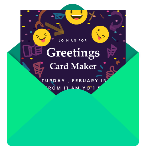 Invitation Card Maker Free by Greeting Cards Maker icon