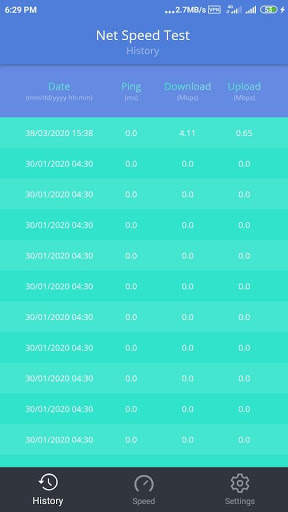 Net Speed Test 3 تصوير الشاشة