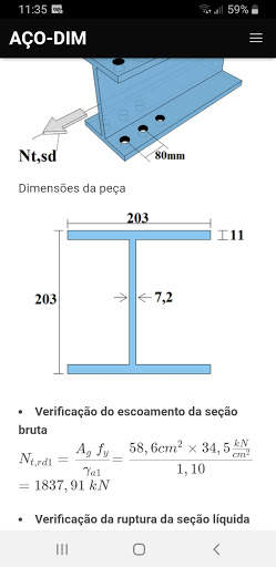 Aço-dim NBR8800 screenshot 7