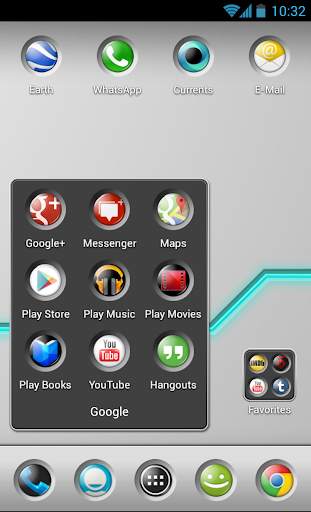 Button Theme 4 Apex Launcher screenshot 2