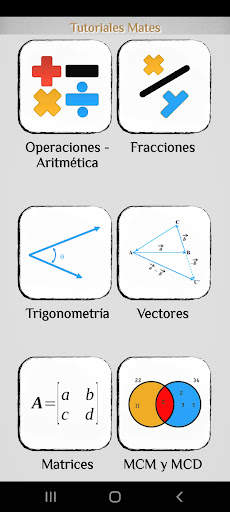 Tutoriales de Mates screenshot 1