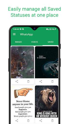 Status Saver - Download & Save Status for WhatsApp स्क्रीनशॉट 7