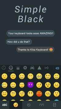 Simple Black Keyboard Theme screenshot 2