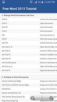 Free Word 2013 Tutorial screenshot 3