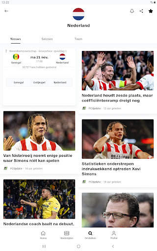 OneFootball Voetbaluitslagen screenshot 10