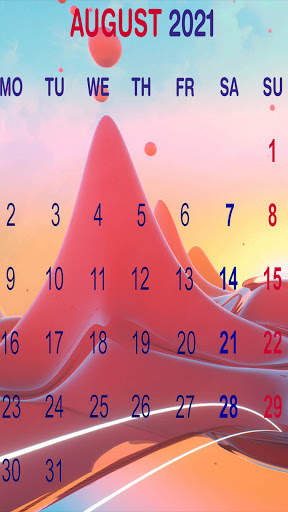New Year Calendar Wallpaper 2021 screenshot 9