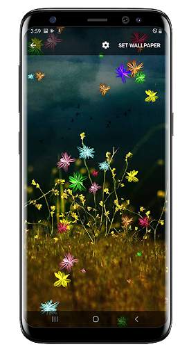 Amazing spark live wallpaper screenshot 3