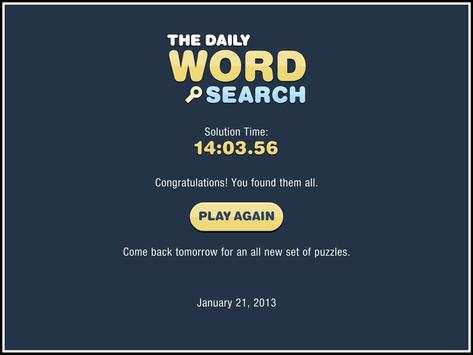 Daily Word Search screenshot 5