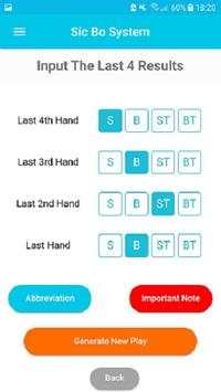 Sic Bo System screenshot 4