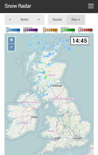 Netweather Snow Radar screenshot 1